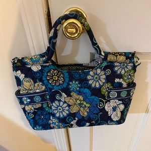 Vera Bradley Rare Retired Mod Flora Blue